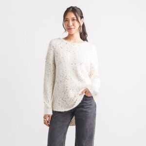 Cozy Cream Sweater Spotted